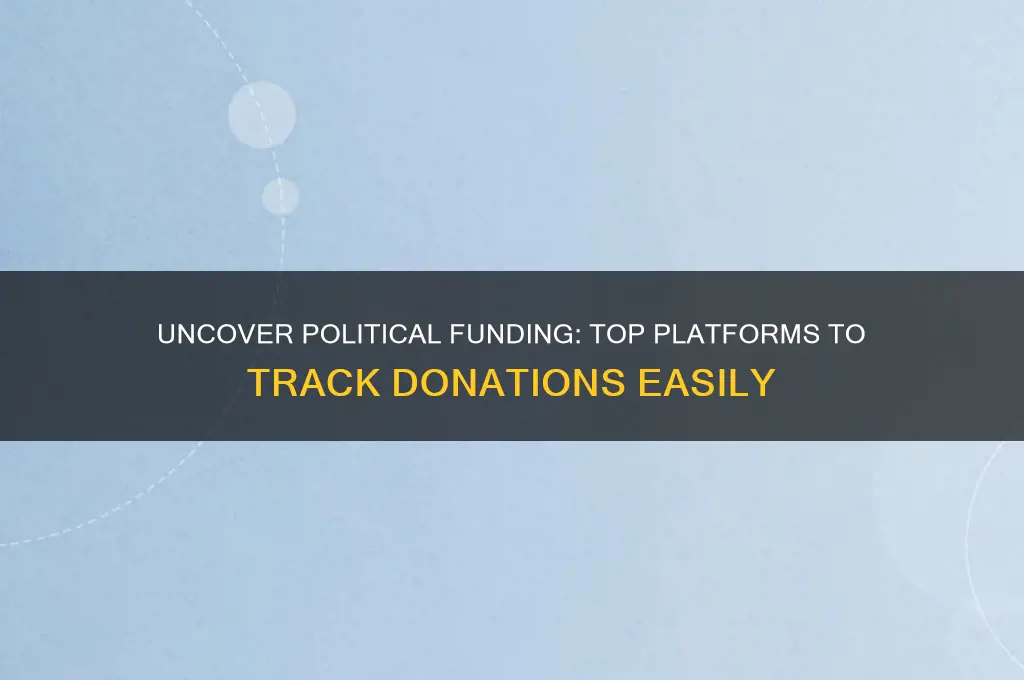 where to track political donations