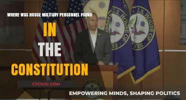 Military Personnel: Constitutional Roots of House Oversight