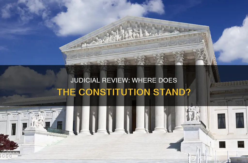 where was judges desician found in the constitution