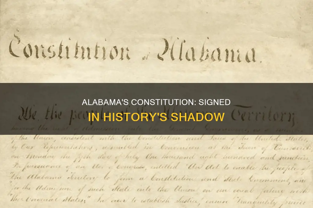 where was the alabama constitution signed