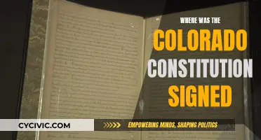 The Colorado Constitution: Signed in Historical Mile High City