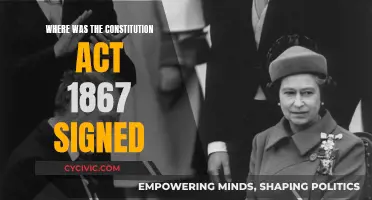 The Constitution Act: Signed in the Historic City of..