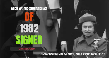 The Constitution Act: Signed in the UK and Canada