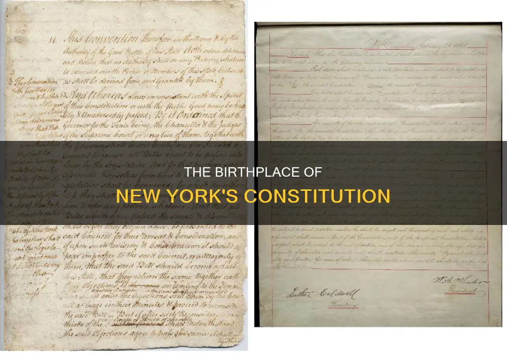 where was the constitution of new york written