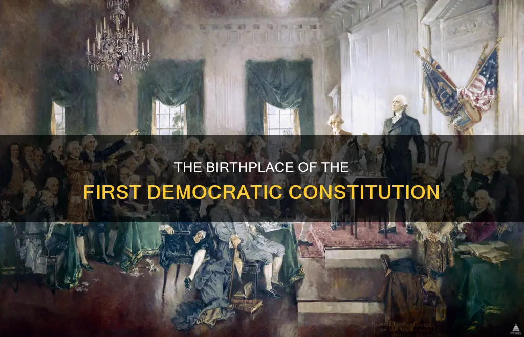 where was the first democratic constitution written