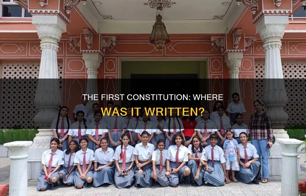 where was the first formal constitution formed