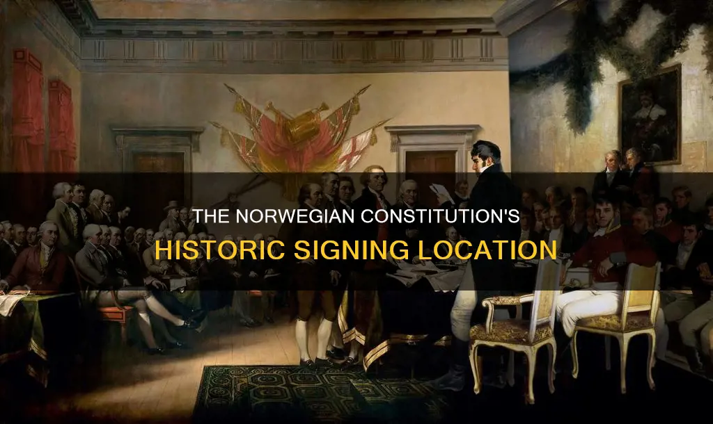 where was the norwegian constitution signed