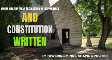 Texas' Independence: Where Were These Documents Written?