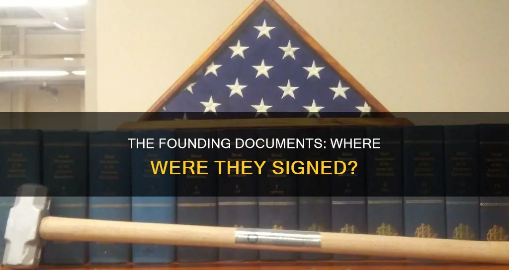 where were the constitution declaration of independence &amp