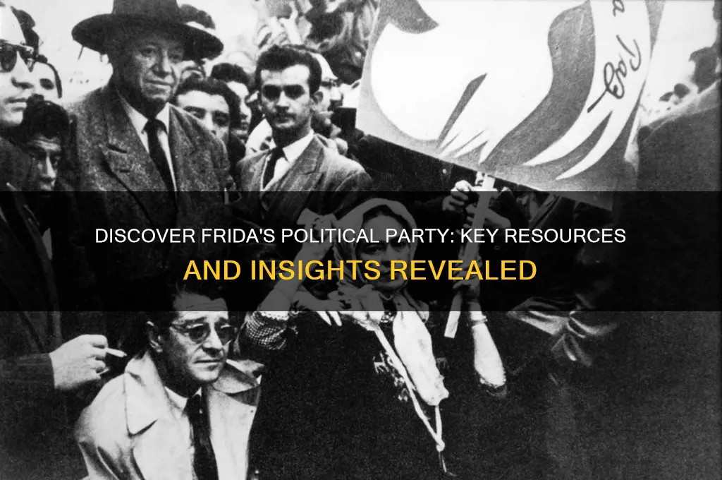 where wouls you find out more about fridas political party