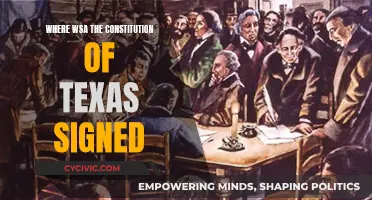 The Texas Constitution: Signed in Washington-on-the-Brazos