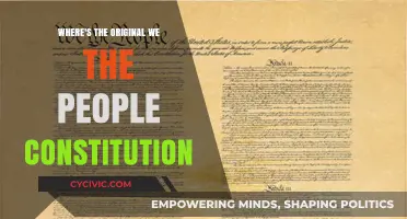 The Lost "We the People" Constitution: Where Is It?