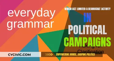 Bureaucratic Limits in Political Campaigns: What's the Act?