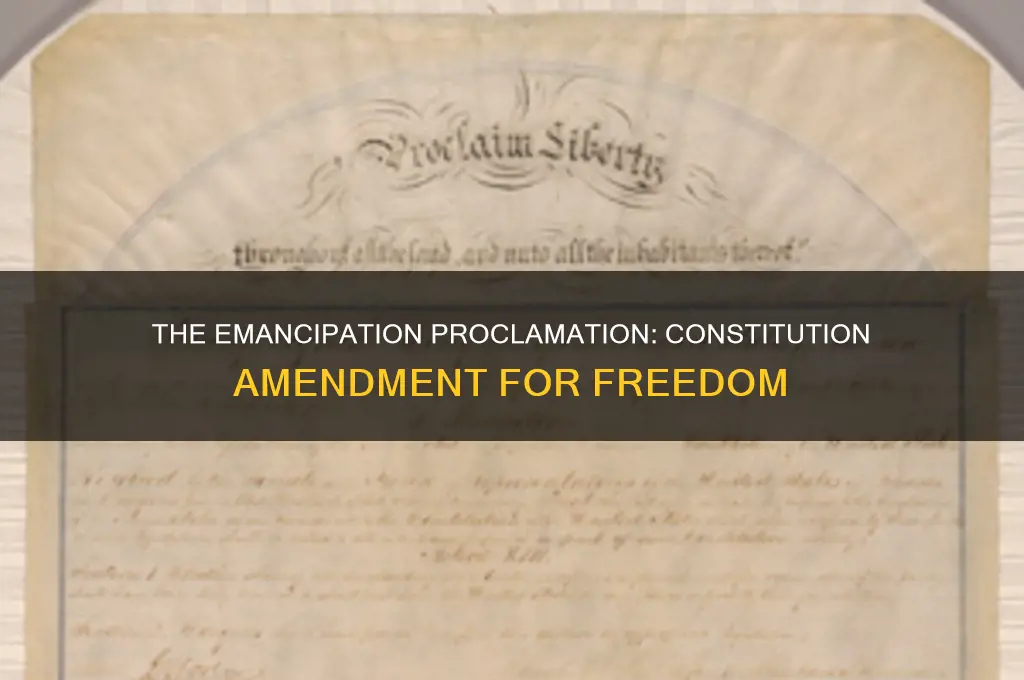 which amendment to the constitution abolishes slavery