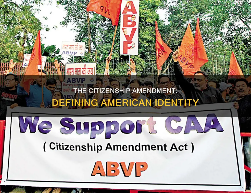 which amendment to the constitution defines citizenship