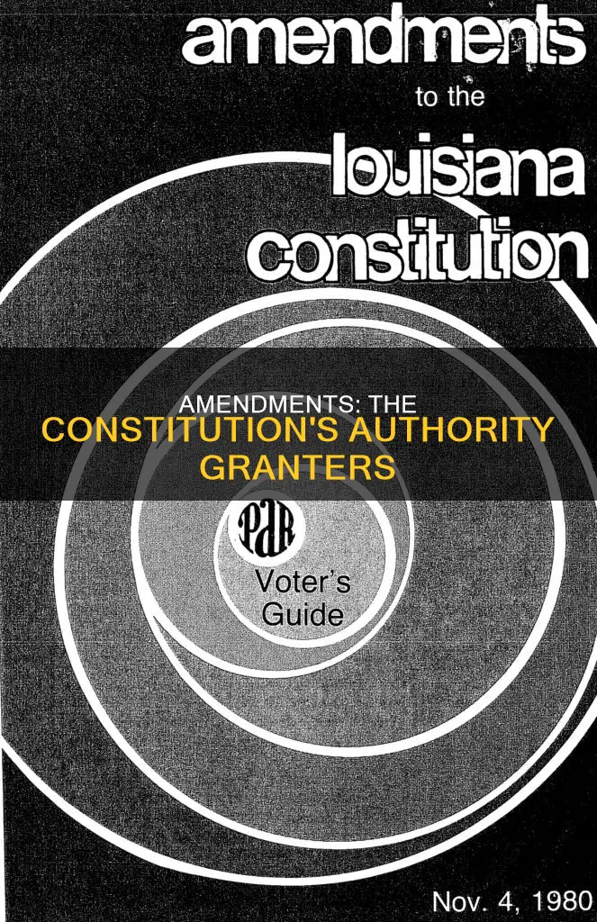 which amendment to the constitution gives authority