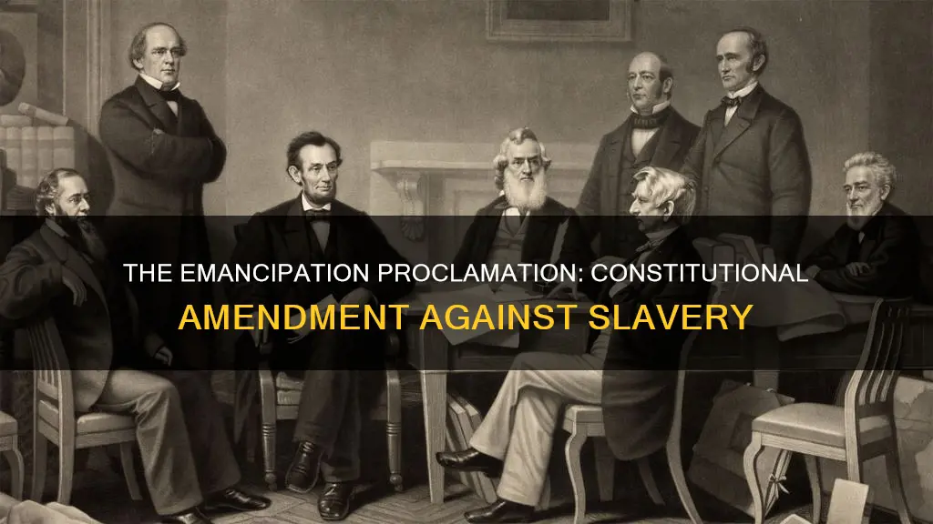 which amendment to the constitution made slavery illegal