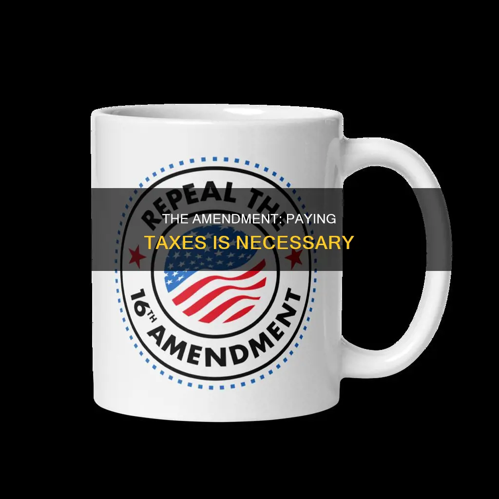 which amendment to the constitution requires that you pay taxes