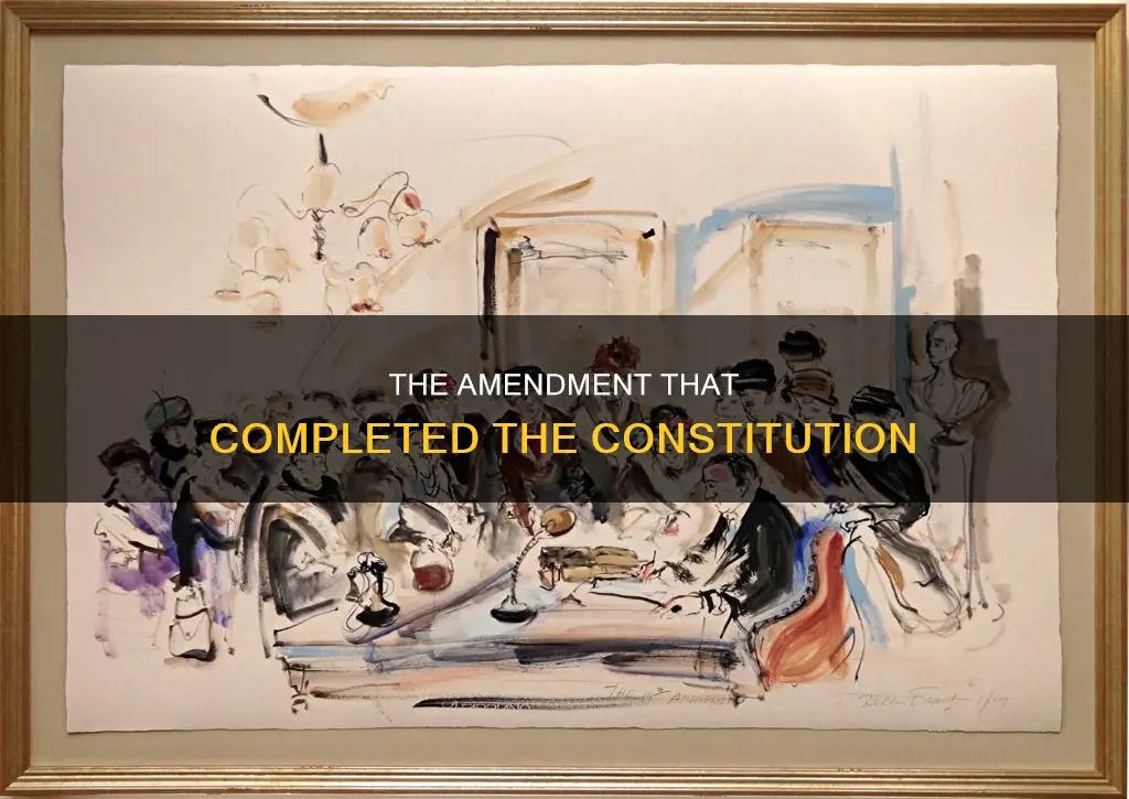 which amendment to the constitution was finally ratified