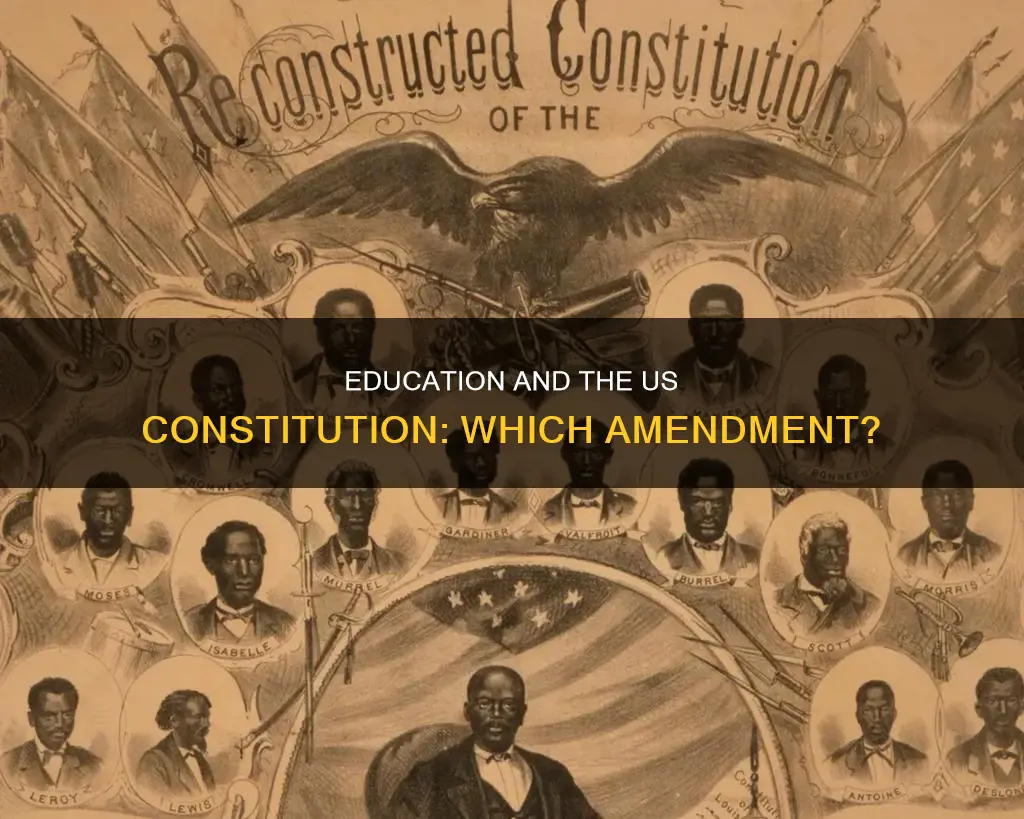 which amendment to the us constitution addresses education