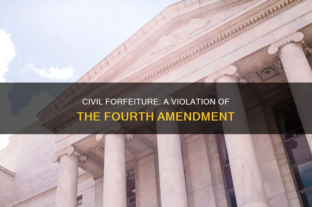 which amendment to the us constitution does civil forfeiture violate