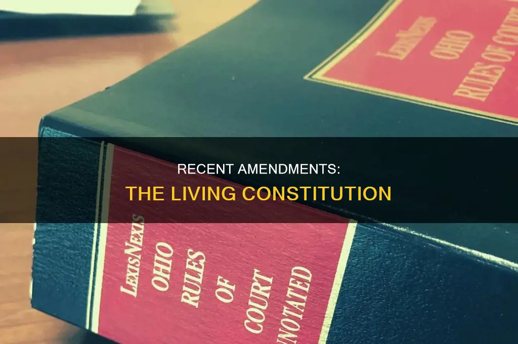 which amendment was the most recent one to be passed