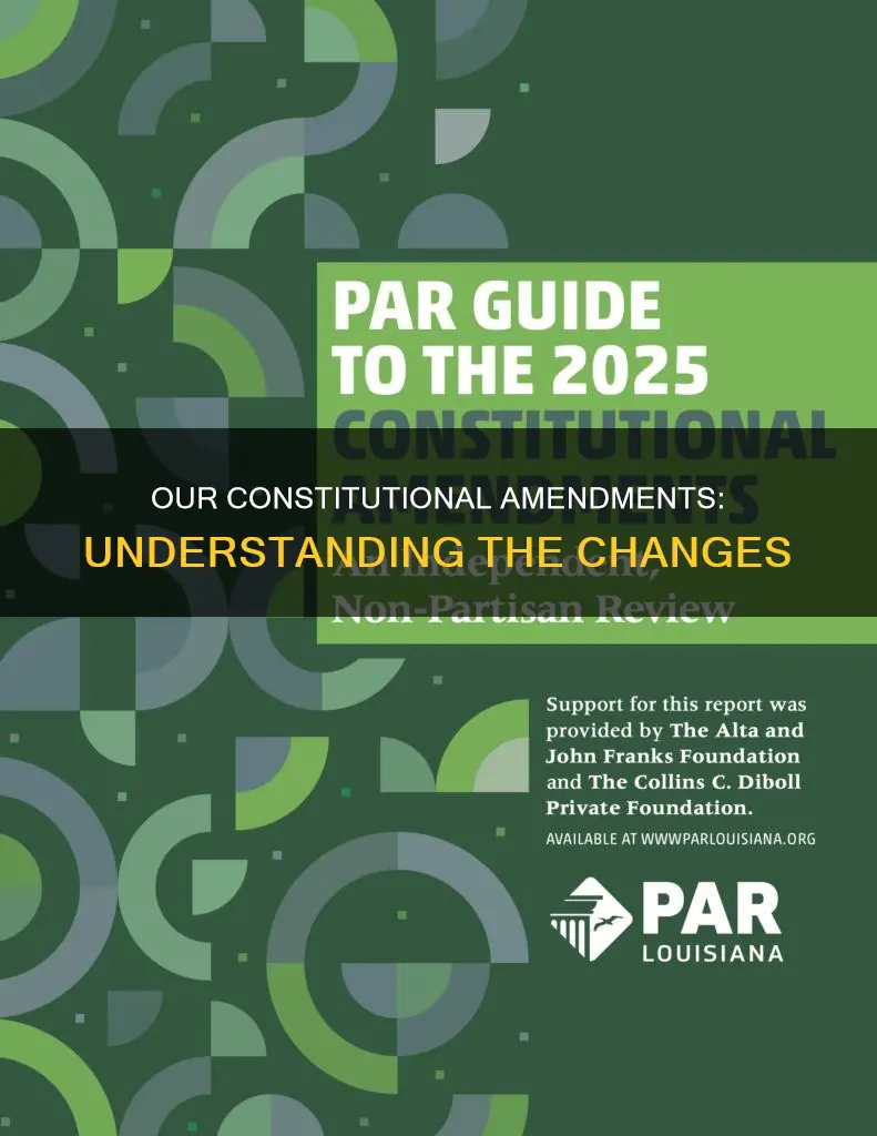 which amendments are to be considered as our constitutional amendments