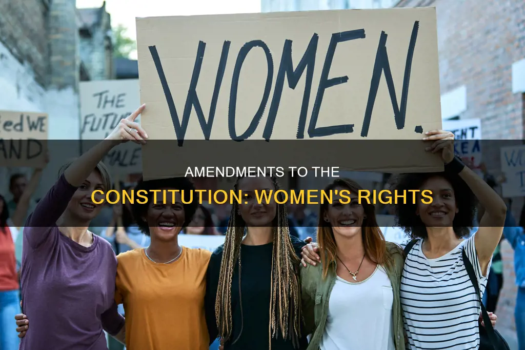 which amendments to the constitution mention women