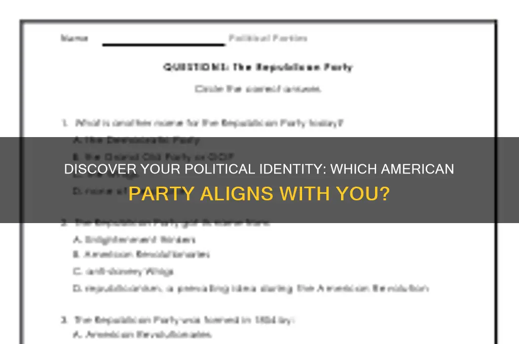 which american political party am i