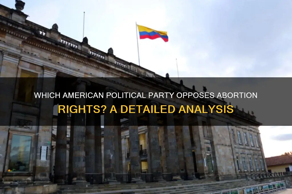 which american political party is against abortion