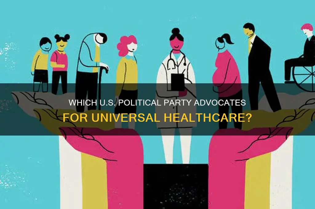 which american political party supports universal healthcare