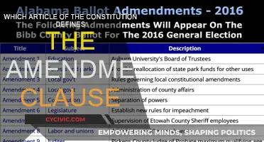 The Constitution's Amendment Clause: Article V Explained
