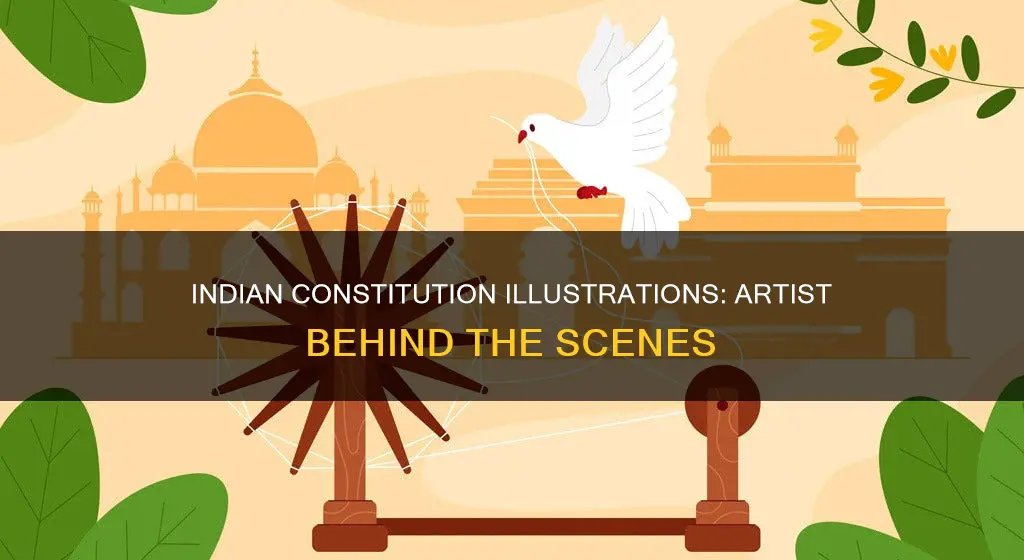 which artist did the illustrations for indian constitution