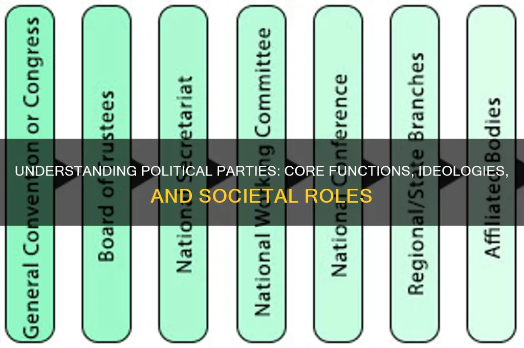 which best describes a political party