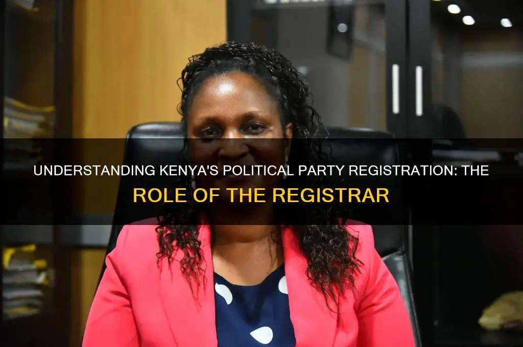 which body register political parties in kenya