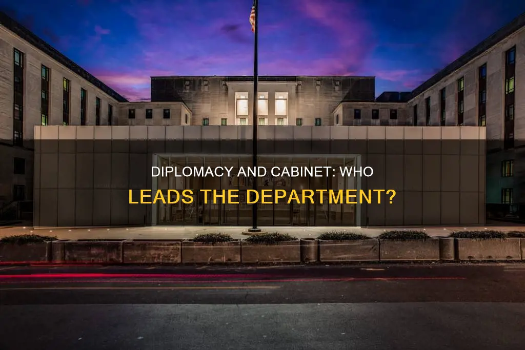 which cabinet department has primary responsibility for diplomacy