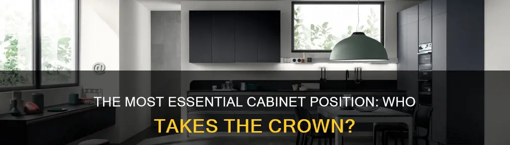 which cabinet position is the most important and essential