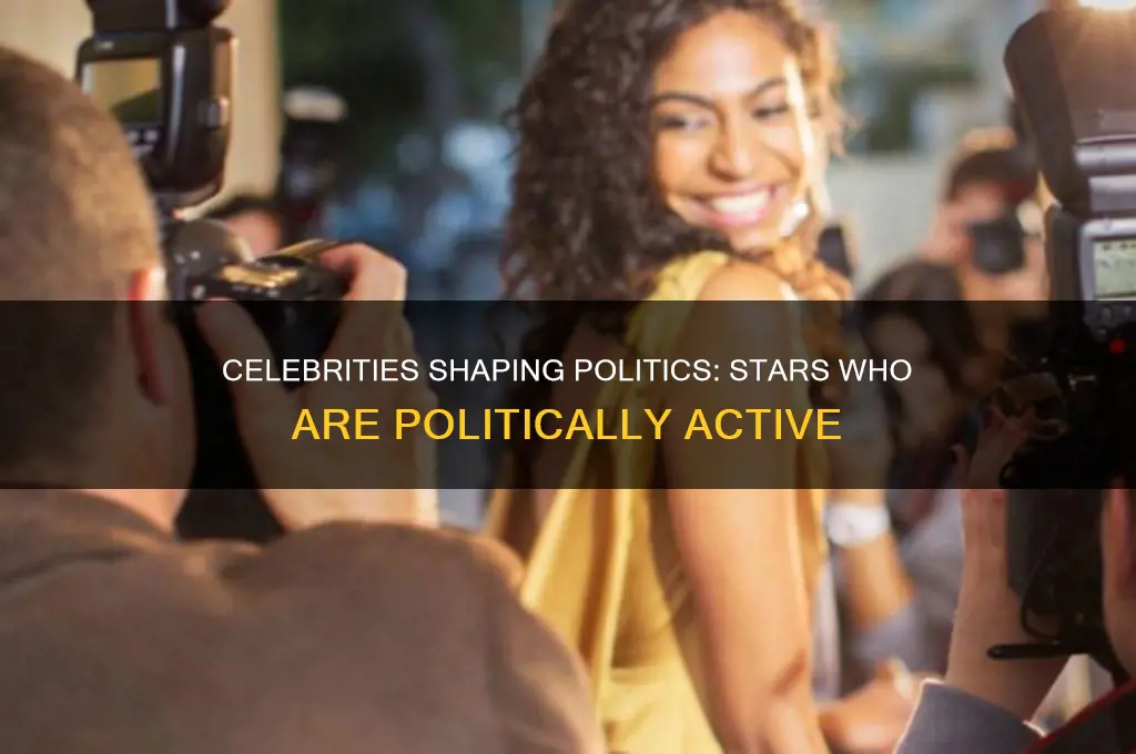 which celebrities are politically active