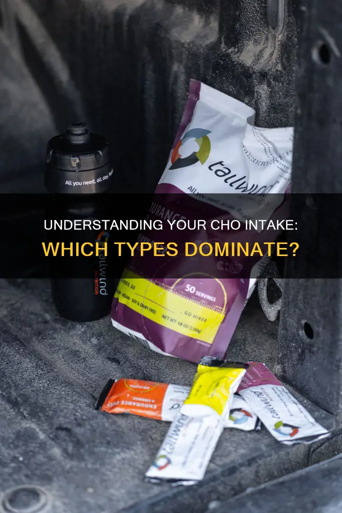 which cho type constitutes the majority of your intake
