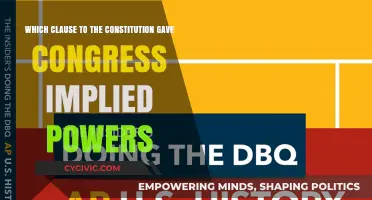 The Necessary and Proper Clause: Congress' Implied Powers