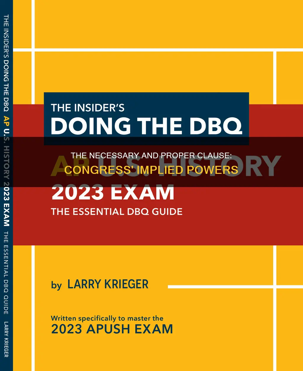 which clause to the constitution gave congress implied powers