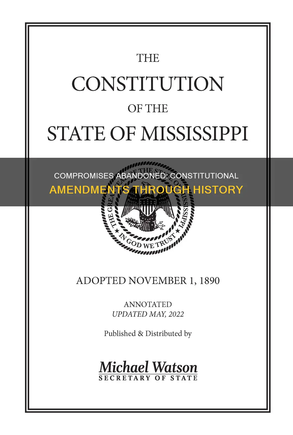 which compromise is no longer part of the constitution