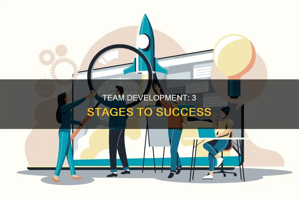 which constitutes the three stages of team development