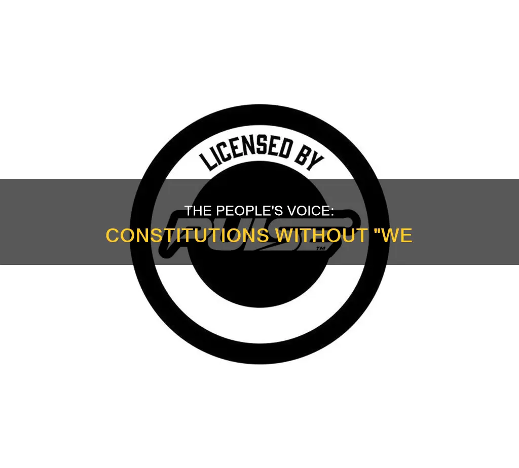 which constitution does not have we the people