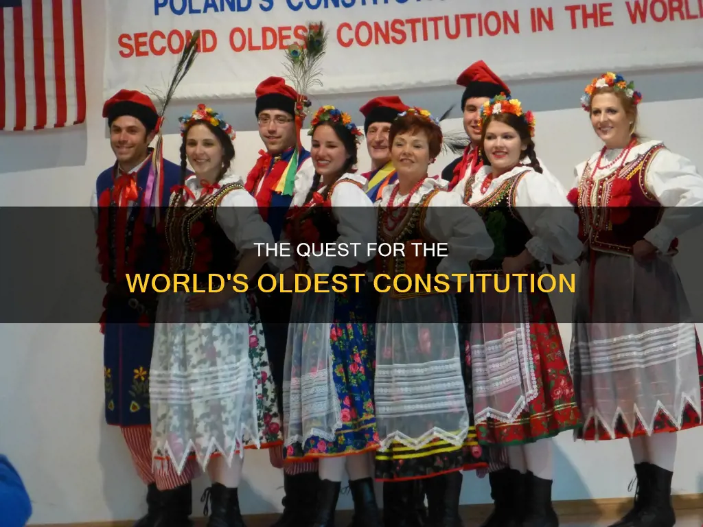 which constitution is the oldest in the world