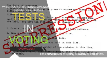 Amendment Power: Literacy Tests in Voting Abolished