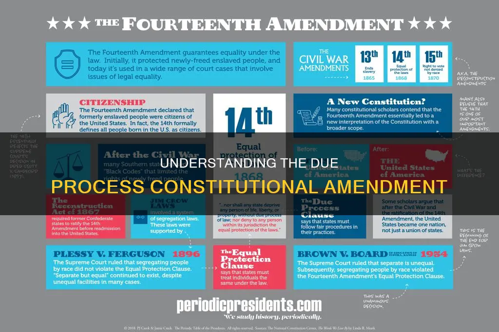 which constitutional amendment guarantees due process