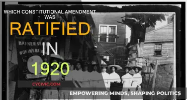 The 1920 Amendment: Women's Right to Vote