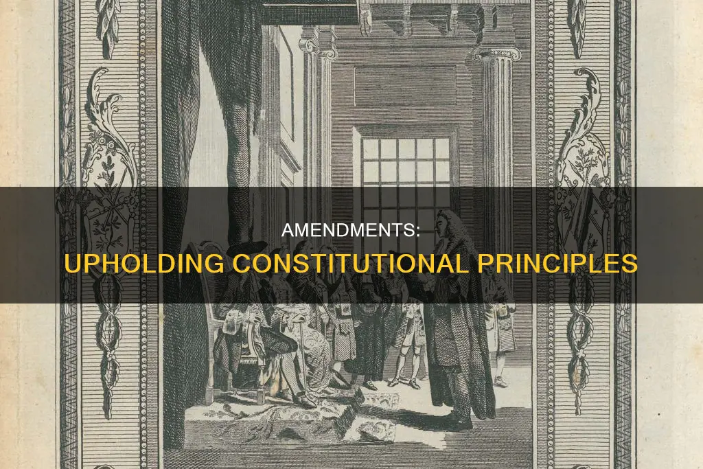 which constitutional principles do the ten amendments uphold