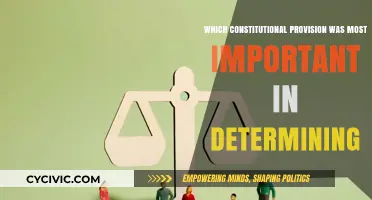 Key Constitutional Provision: Deciding Factor